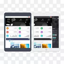 智能手机多媒体电子品牌-创意推广海报-空若网 智能手机多媒体电子品牌-创意推广海报-空若网