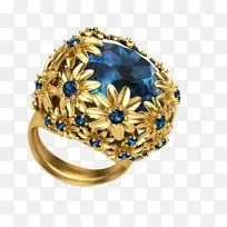 蓝宝石钻石珠宝模型-空若网 蓝宝石钻石珠宝模型-空若网