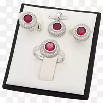 宝石银品红-创意首饰-空若网 宝石银品红-创意首饰-空若网