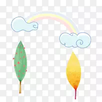 彩虹圈树-彩虹树-空若网 彩虹圈树-彩虹树-空若网