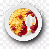 玉米片早餐谷类食品冷冻甜点盘早餐盘-空若网 玉米片早餐谷类食品冷冻甜点盘早餐盘-空若网