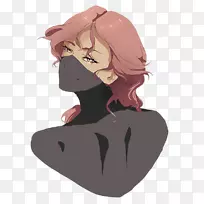 鼻子黑发卡通栗色沙尘-空若网 鼻子黑发卡通栗色沙尘-空若网