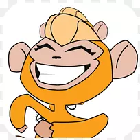 鼻子人类行为卡通片艺术小猴子-空若网 鼻子人类行为卡通片艺术小猴子-空若网