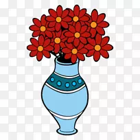 花卉设计花盆花瓶绘画剪贴画花瓶花-空若网 花卉设计花盆花瓶绘画剪贴画花瓶花-空若网