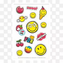笑脸表情纸贴纸-空若网 笑脸表情纸贴纸-空若网