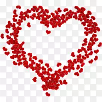 情人节2月14日爱情情侣心形浮动-空若网 情人节2月14日爱情情侣心形浮动-空若网