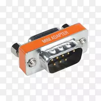 适配器电连接器零调制解调器电缆d-超小型-空若网 适配器电连接器零调制解调器电缆d-超小型-空若网