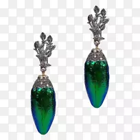 翡翠耳环绿宝石体首饰.翡翠-空若网 翡翠耳环绿宝石体首饰.翡翠-空若网
