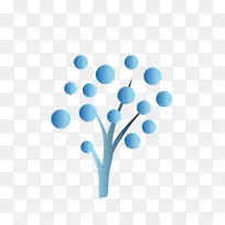 冬树剪贴画-球类创意树-空若网 冬树剪贴画-球类创意树-空若网