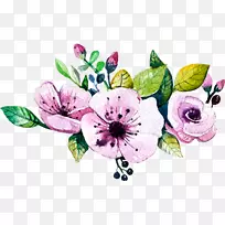 婚礼邀请函水彩画花卉设计水彩画花卉-空若网 婚礼邀请函水彩画花卉设计水彩画花卉-空若网