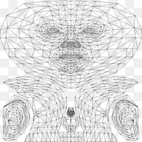 对称线艺术素描纹理线-空若网 对称线艺术素描纹理线-空若网