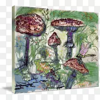 静物水彩画-森林地板-空若网 静物水彩画-森林地板-空若网