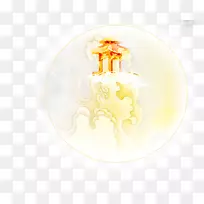 黄色电脑壁纸-月亮-空若网 黄色电脑壁纸-月亮-空若网