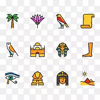 Beak品牌线条剪贴画-古埃及-空若网 Beak品牌线条剪贴画-古埃及-空若网