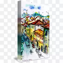 水彩画广告-意大利佛罗伦萨-空若网 水彩画广告-意大利佛罗伦萨-空若网