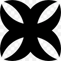 对称线叶夹艺术线-空若网 对称线叶夹艺术线-空若网