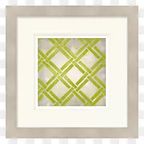 Giclée印刷画框绿色对称-空若网 Giclée印刷画框绿色对称-空若网