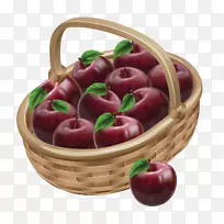 一篮子苹果画插图-苹果-空若网 一篮子苹果画插图-苹果-空若网