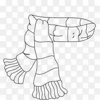 围巾画时尚服装手套-空若网 围巾画时尚服装手套-空若网