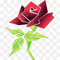 纸艺术花草线剪贴画线-空若网 纸艺术花草线剪贴画线-空若网