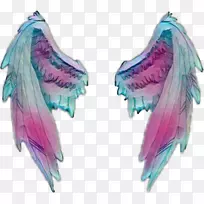 贴纸翼桌面壁纸-天使翅膀-空若网 贴纸翼桌面壁纸-天使翅膀-空若网