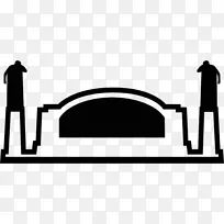 古埃及剪影黑白埃及神庙-空若网 古埃及剪影黑白埃及神庙-空若网