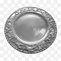 盘子银盘圆餐具.板-空若网 盘子银盘圆餐具.板-空若网