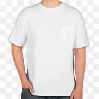 印花t恤袖子口袋t恤-空若网 印花t恤袖子口袋t恤-空若网