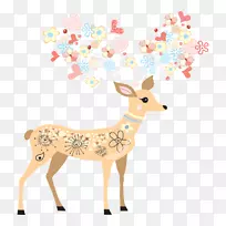 驯鹿野生动物剪贴画驯鹿-空若网 驯鹿野生动物剪贴画驯鹿-空若网