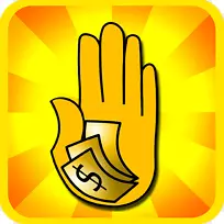 手指电脑图标线钱夹艺术线-空若网 手指电脑图标线钱夹艺术线-空若网