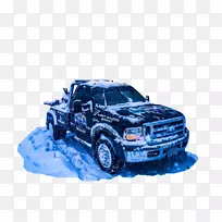 名片设计皮卡拖车拖曳服务车-空若网 名片设计皮卡拖车拖曳服务车-空若网