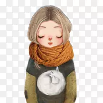 摄影卡通插图-美丽的孩子-空若网 摄影卡通插图-美丽的孩子-空若网