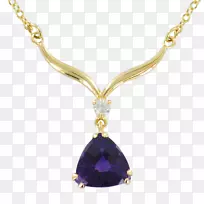 紫水晶魅力及吊坠项链-项链-空若网 紫水晶魅力及吊坠项链-项链-空若网