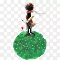 小王子水彩画艺术-空若网 小王子水彩画艺术-空若网