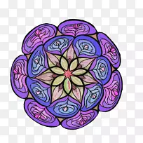 花卉设计万花筒视觉艺术对称图案曼陀罗纹身-空若网 花卉设计万花筒视觉艺术对称图案曼陀罗纹身-空若网