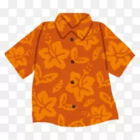 阿罗哈衬衫黄色袖子満天握り月太郎-空若网 阿罗哈衬衫黄色袖子満天握り月太郎-空若网