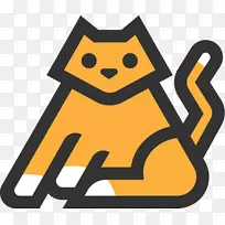 漂流社区标志设计师-创意猫标志-空若网 漂流社区标志设计师-创意猫标志-空若网