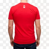 在织机装甲果子下面的t恤上衣-红色光环-空若网 在织机装甲果子下面的t恤上衣-红色光环-空若网