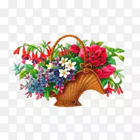 花篮剪贴画-花-空若网 花篮剪贴画-花-空若网