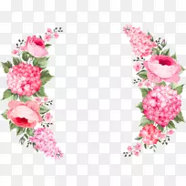 粉红色花卉设计-花卉-空若网 粉红色花卉设计-花卉-空若网