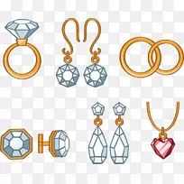 珠宝卡通宝石剪贴画.戒指-空若网 珠宝卡通宝石剪贴画.戒指-空若网