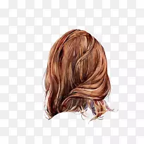 视觉艺术画水彩画.女孩发型-空若网 视觉艺术画水彩画.女孩发型-空若网