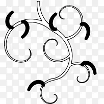 白线艺术体珠宝剪贴画.漩涡设计-空若网 白线艺术体珠宝剪贴画.漩涡设计-空若网