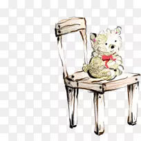 桌椅家具绘图.卡通彩绘椅-空若网 桌椅家具绘图.卡通彩绘椅-空若网