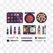 化妆水彩画化妆品美容.妇女化妆工具材料-空若网 化妆水彩画化妆品美容.妇女化妆工具材料-空若网