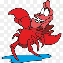 艾丽尔王特里顿蟹塞巴斯蒂安剪贴画-螃蟹-空若网 艾丽尔王特里顿蟹塞巴斯蒂安剪贴画-螃蟹-空若网