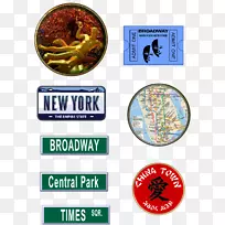 纽约明信片长方形爱情字体-纽约图标-空若网 纽约明信片长方形爱情字体-纽约图标-空若网