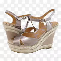 凉鞋-米色步行泵-平台鞋-空若网 凉鞋-米色步行泵-平台鞋-空若网