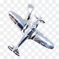 车身首饰银螺旋桨-银-空若网 车身首饰银螺旋桨-银-空若网