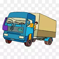 汽车自卸车司机夹艺术卡通男子驾驶一辆大卡车油漆门-空若网 汽车自卸车司机夹艺术卡通男子驾驶一辆大卡车油漆门-空若网